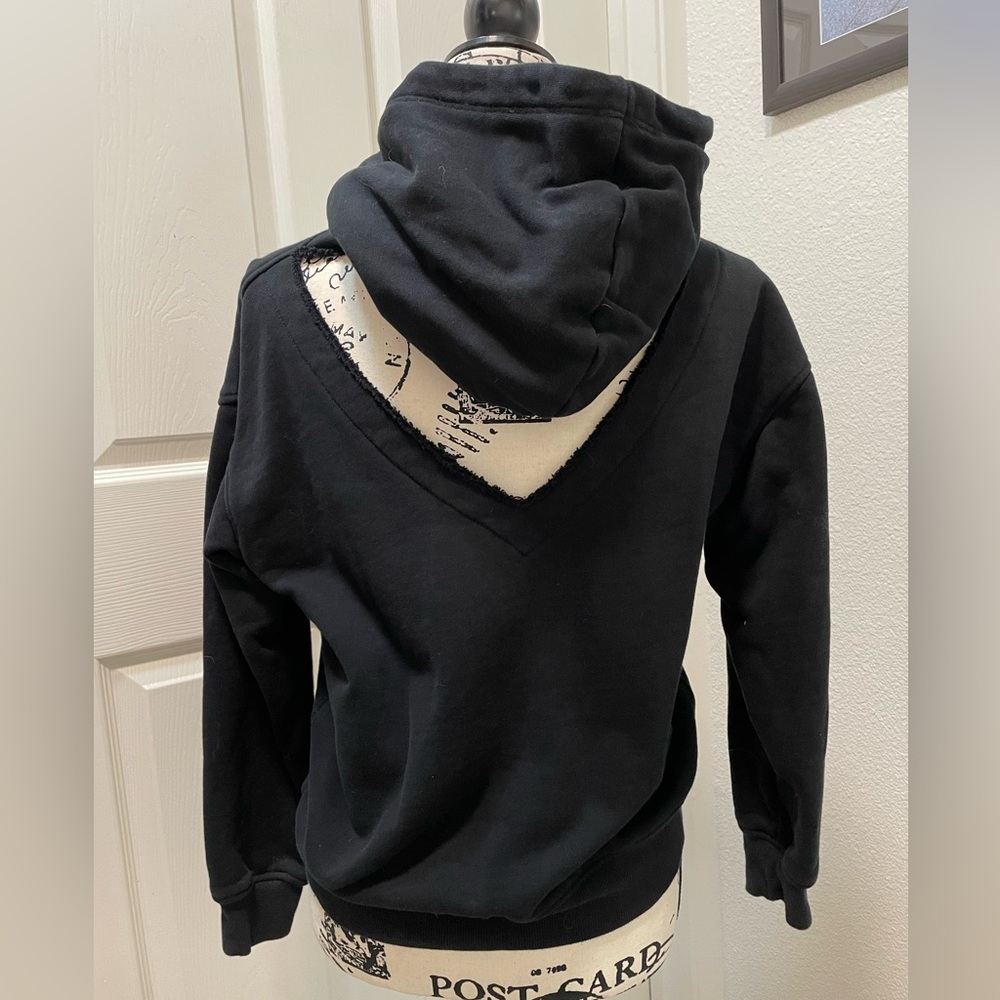 Hudson Jeans cutout pullover hoodie